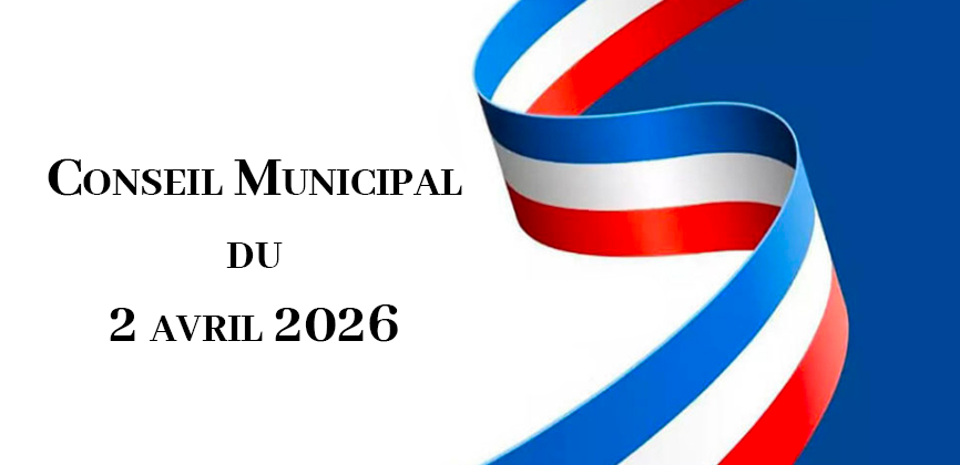 Conseil municipale du 2 avril 2026